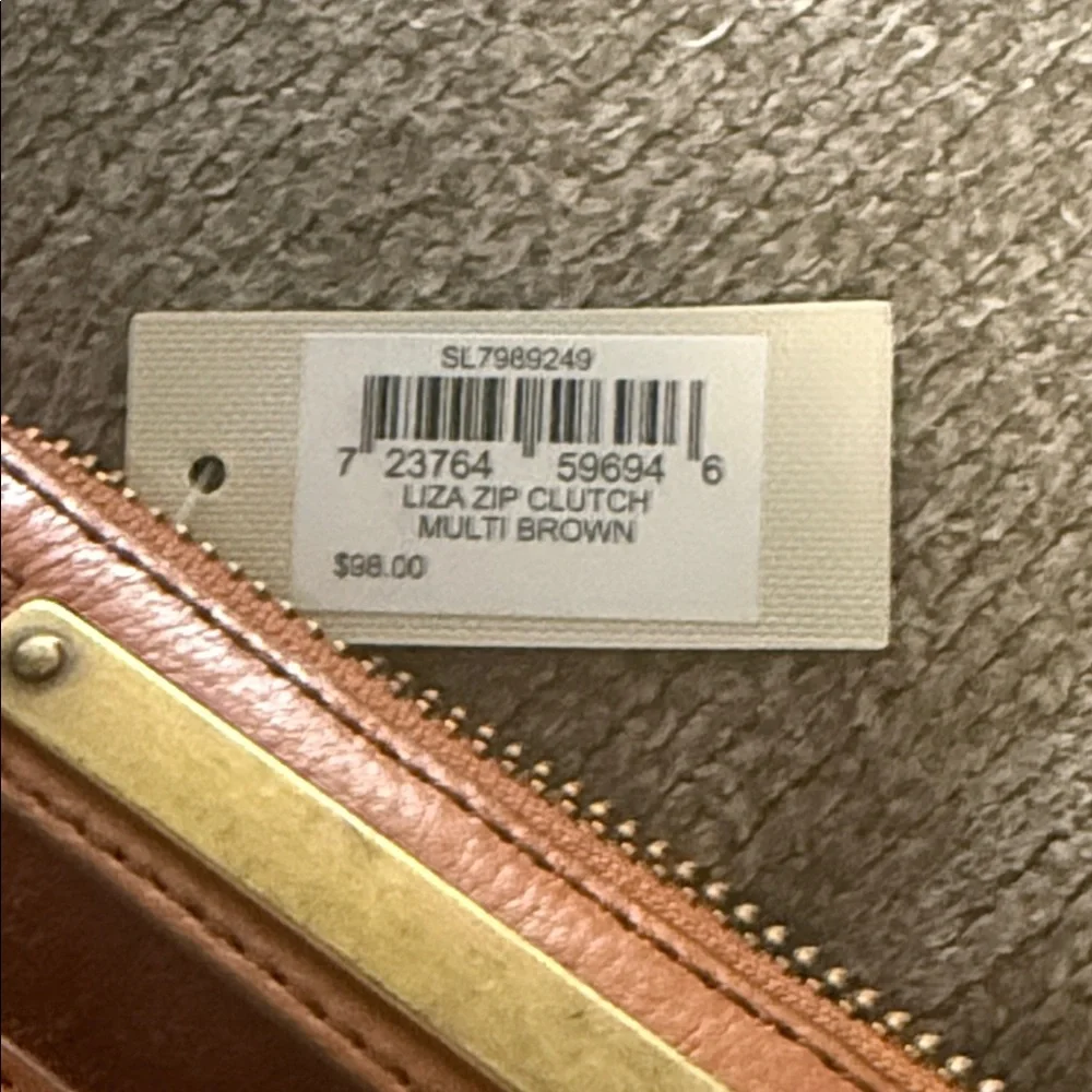 Fossil, large wallet. Brown. NWT. Width 4.25 Length 8. - Picture 9 of 9